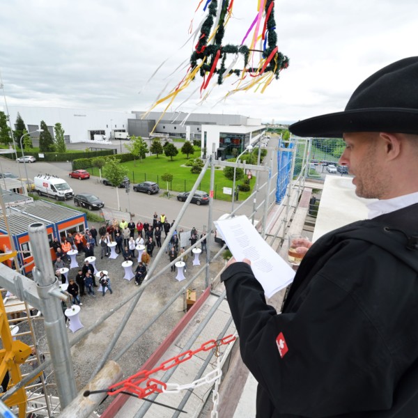 Richtfest Maudacher Werkstatt Bild 1